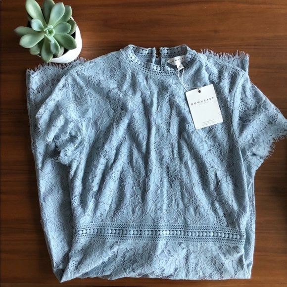 +SOLD+ DOWNEAST // High Neck Lace Dress - Picture 2 of 2